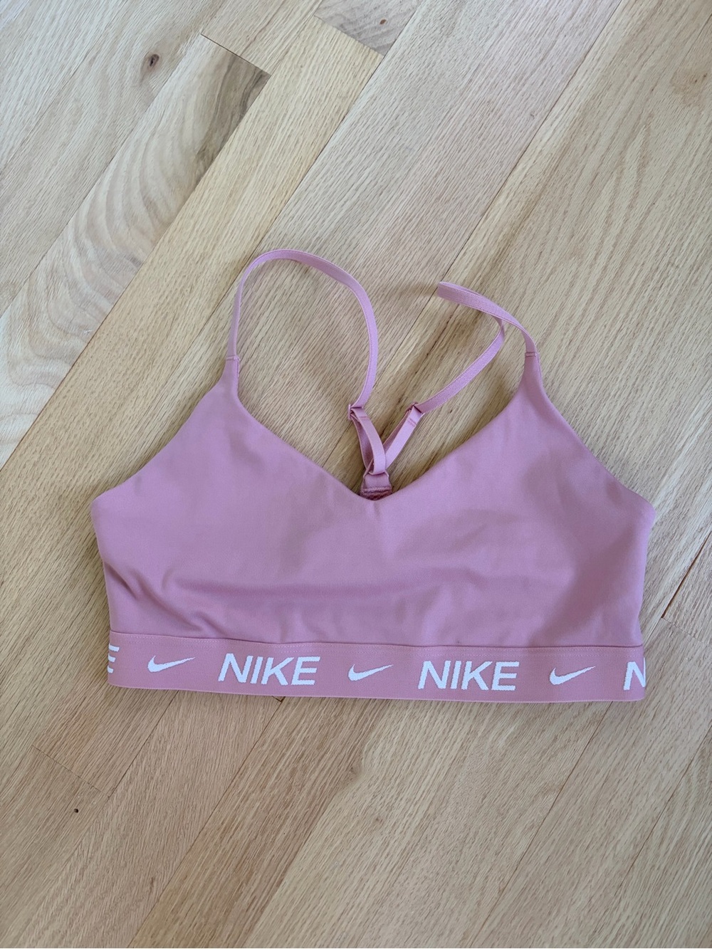 Nike Dri-FIT Indy Light Support Sports Bra Pink Size Small
